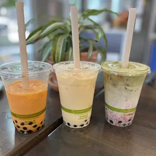 Matcha Strawberry Milk Tea