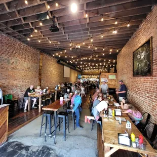 people sitting at tables