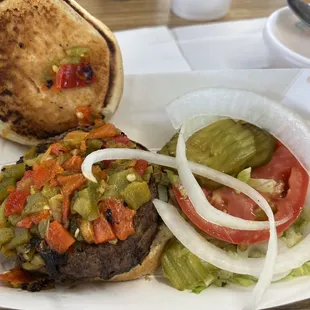 Green Chili Hamburger