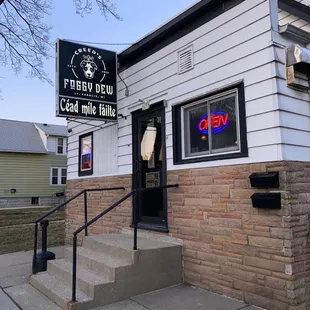 the front of a restaurant
