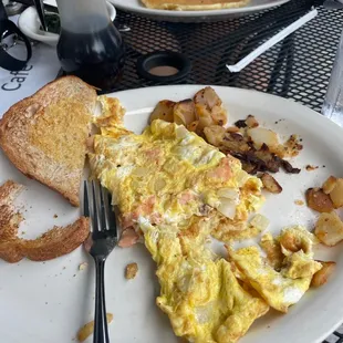 Nova lox omelet