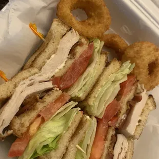 Roast Turkey Club Sandwich