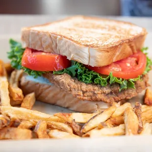 Chicken Fried Steak with hand cut fries