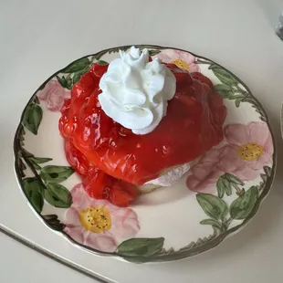 Strawberry cheese cake pancakes!