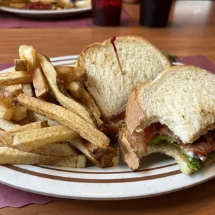BLT with fries