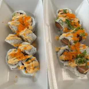 Cajun roll and Lady love roll