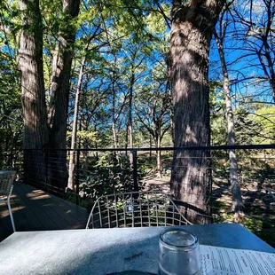 Exterior view from table