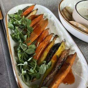 Organic Roasted Baby Rainbow Carrots