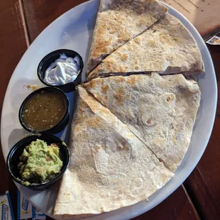 Ground Beef Quesadilla for $11.