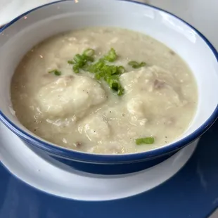 Another Blue Plate Special. Chicken and dumplings!!!  Just like grandma used to make!