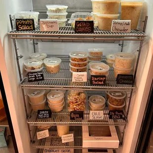 Holiday market items. Pecan pies, crab dip, and so much more!!!