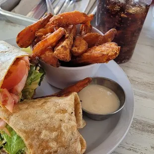 Buffalo Shrimp Wrap