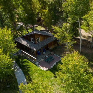 All of our chalets are surrounded by the beautiful aspens and near the creek