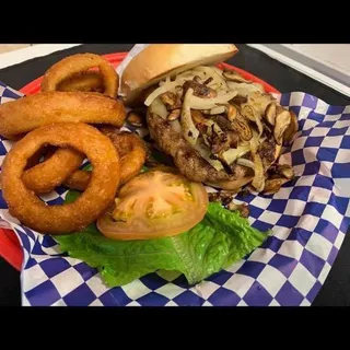 Onion Mushroom Burger