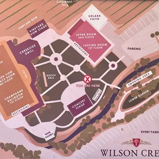Map of Wilson &amp; Creekside Grille
