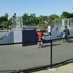 Skateboard and scooter area