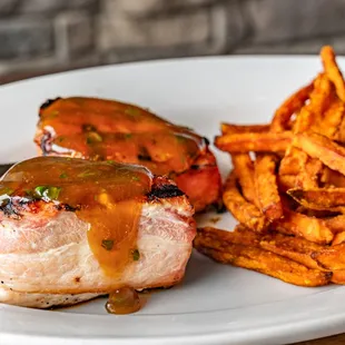 Bourbon Maple Pork Chops