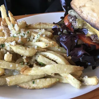 Cheese Burger & Fries