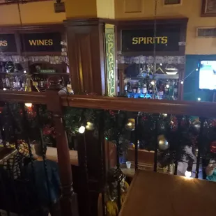 2nd floor balcony during the countdown to the New Year!