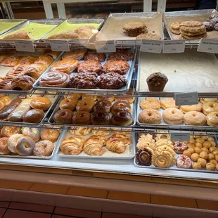 a variety of pastries