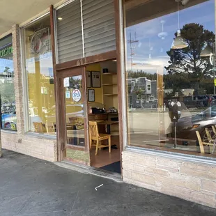 Front of the bakery