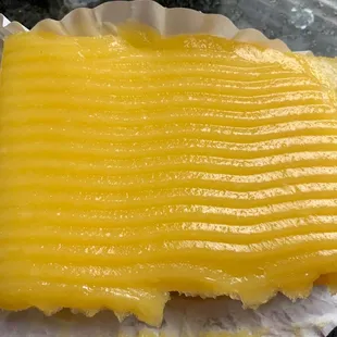 I saw this and said wow! That&apos;s a big lemon bar!! I must have it! Crust is on thicker side. But so big!