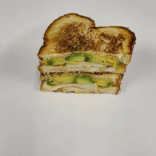 a cut in half sandwich