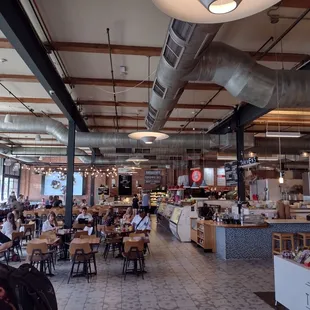 the interior of a restaurant