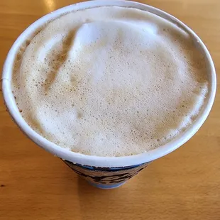 Coconut crema latte