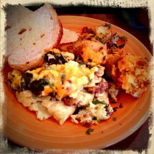 Egg Scramble - The food here is amazing!