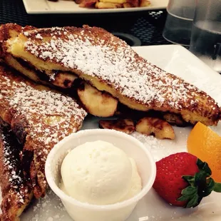 The Nutella banana French toast!