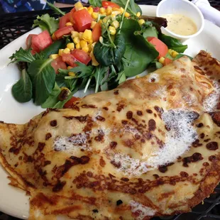 Crepe w/Salad