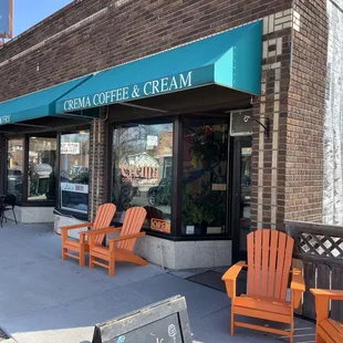 the outside of the building