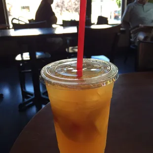 Jasmine Mango Tea Mango Sorbet Croissant