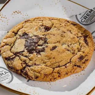 a chocolate chip cookie