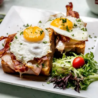 Open face Breakfast Sandwich