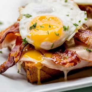 Open Face Breakfast Sandwich