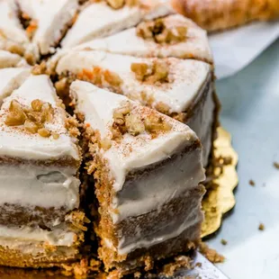 Enjoy a slice of our tasty Carrot Cake