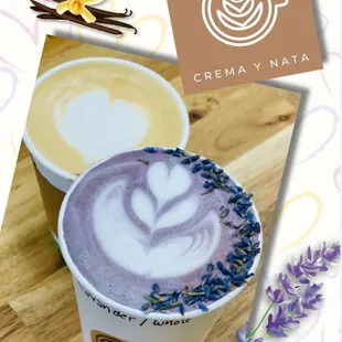Vanilla Latte Lavender Latte