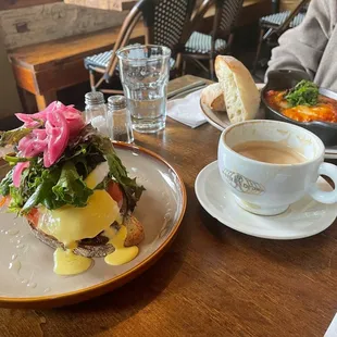 California Egg Benedict Breakfast and ShakShuka Breakfast YUM