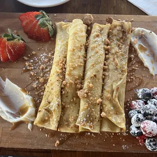 Vanilla Cream Cheese Crepes