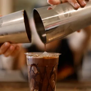 Now on the menu: chocolate latte on the rocks