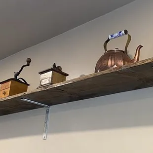 Vintage coffee grinders