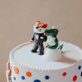 a wedding cake