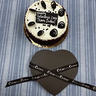 Red Velvet Cake and assorted chocolates