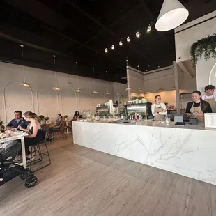 Front counter and dining area