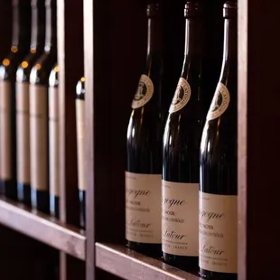 A large wine selection