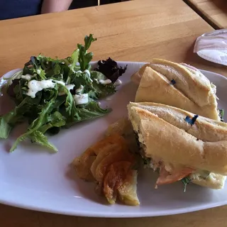 Smoked Turkey and Brie Sandwich Lunch