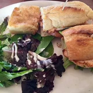 Warm Chicken Breast Sandwich Lunch