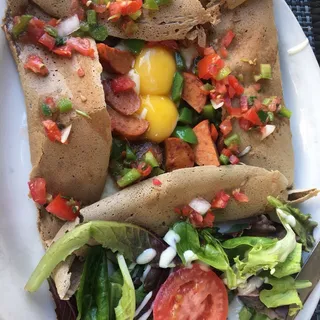 Espagnole Crepe Breakfast